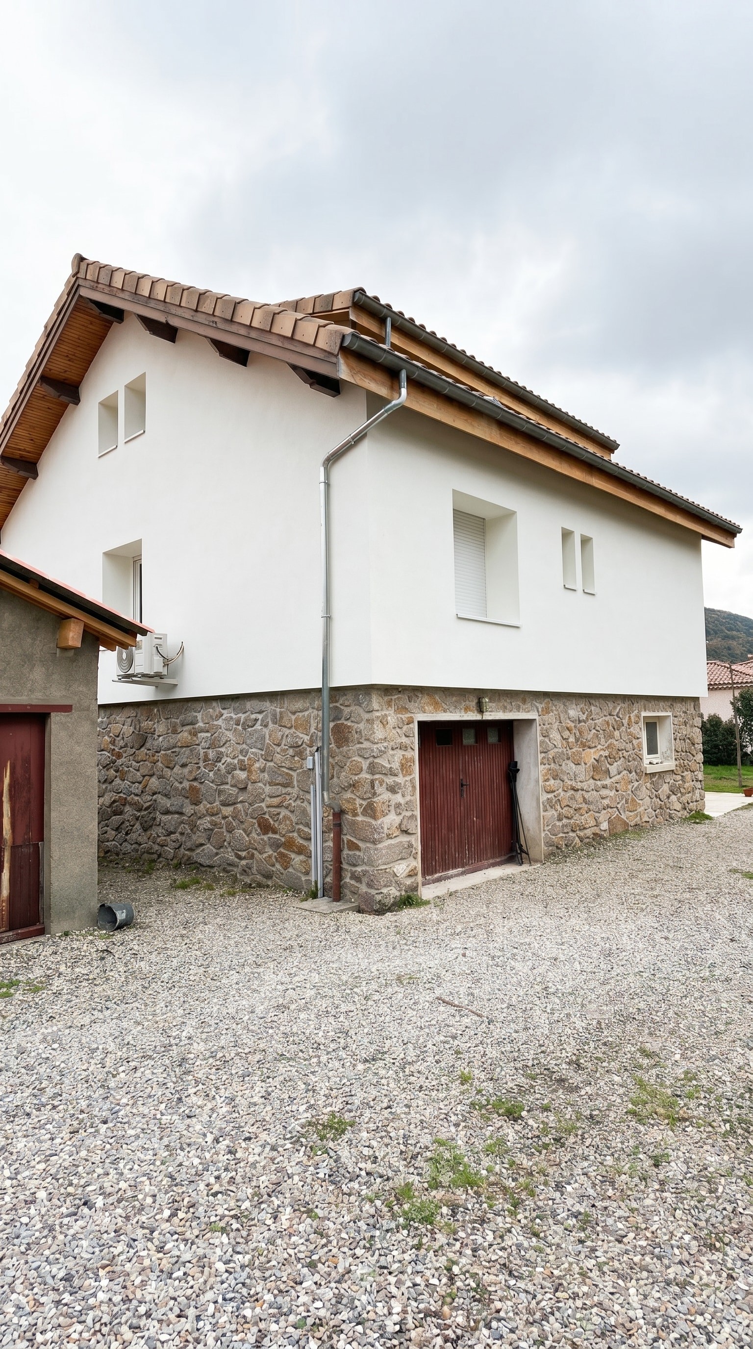 Chantier d'isolation thermique par l'extérieur